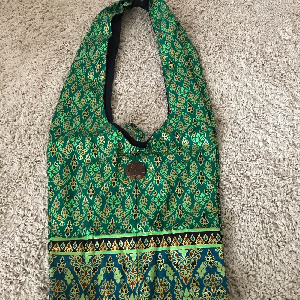 Cotton sling tote bag